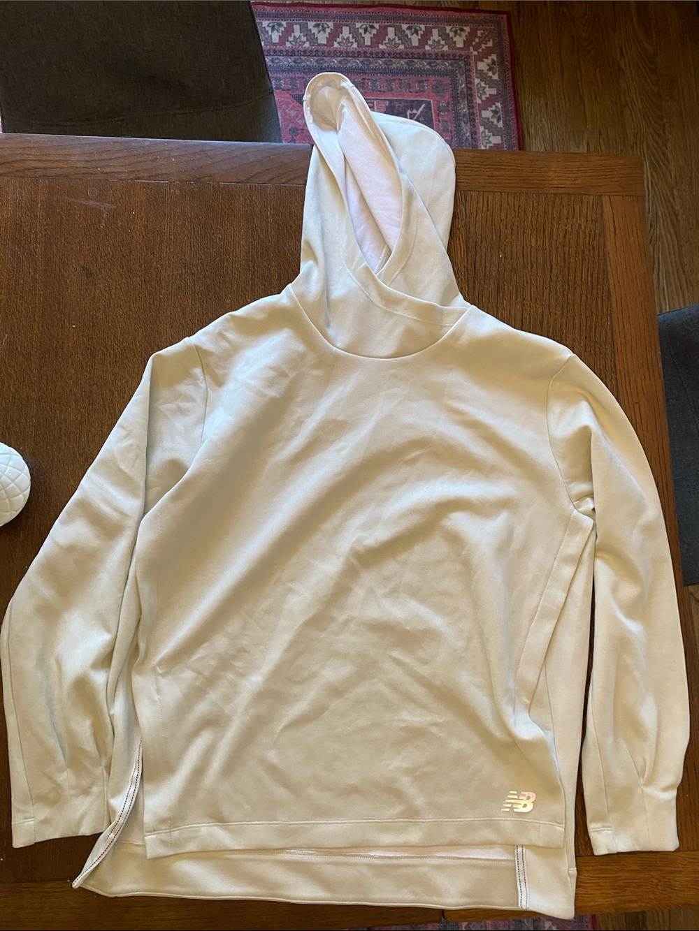 New Balance Women’s Running Cream Hoodie Sweatshirt